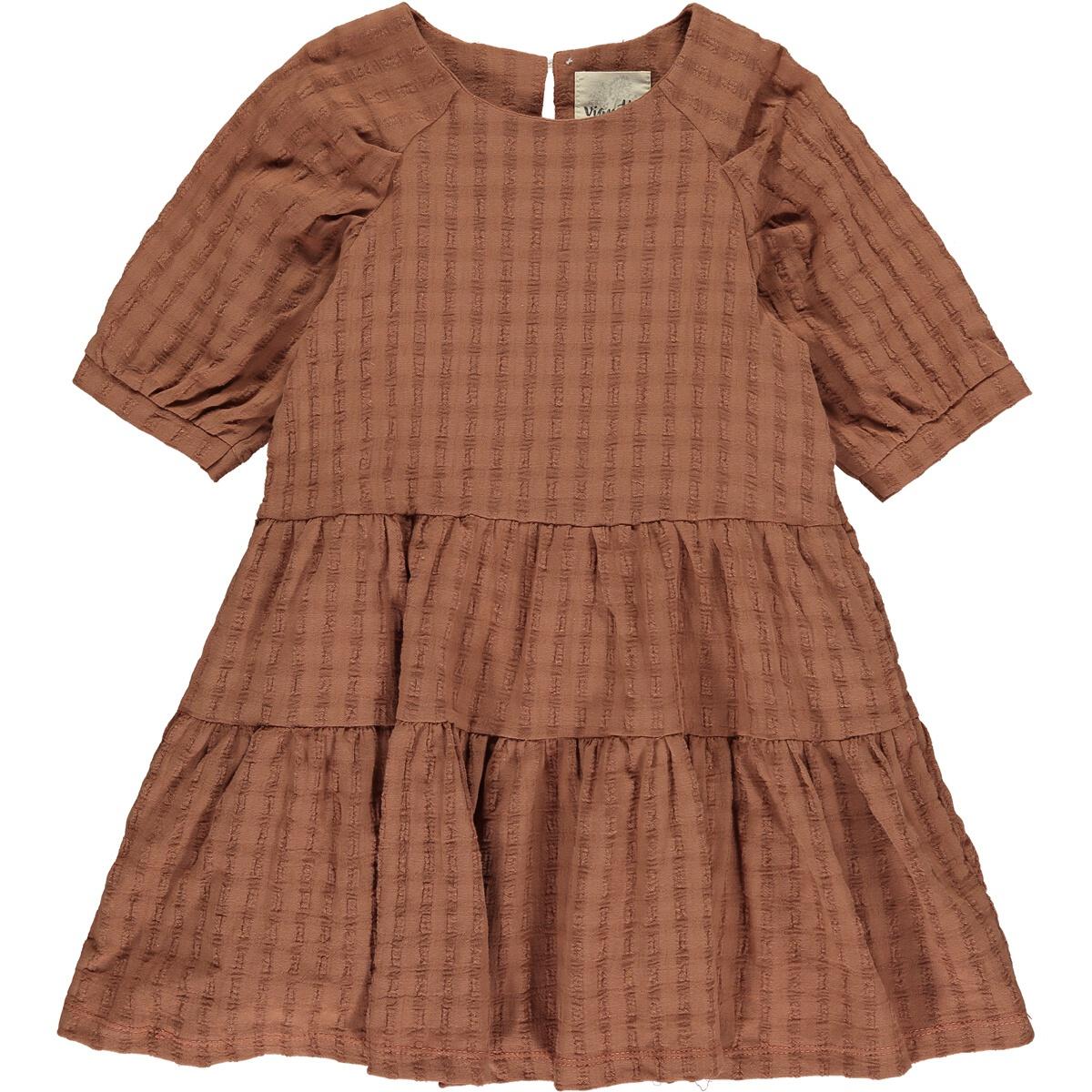 Alice Short Sleeve Dress | Rust