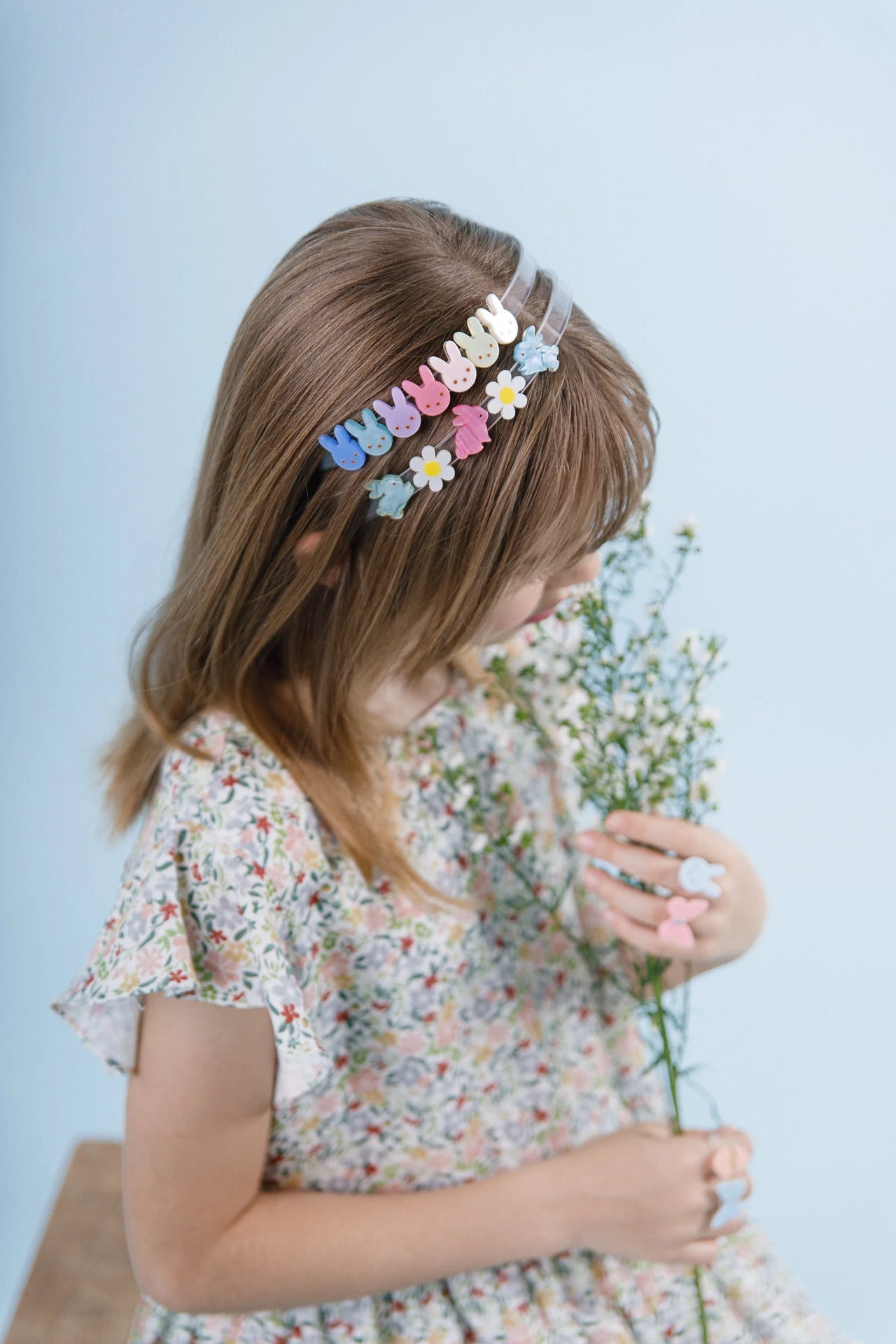 Easter Bunny Daisy Headband