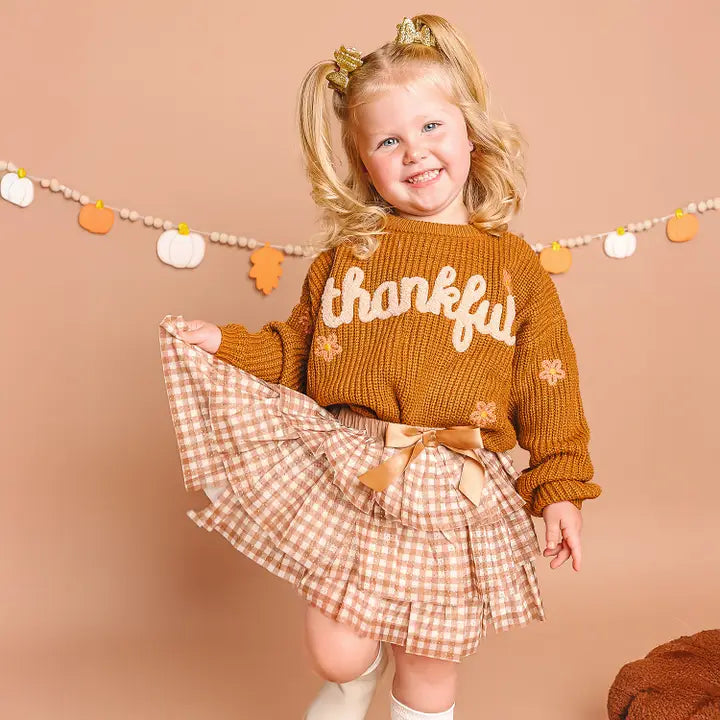 Thankful Thanksgiving Knit Sweater