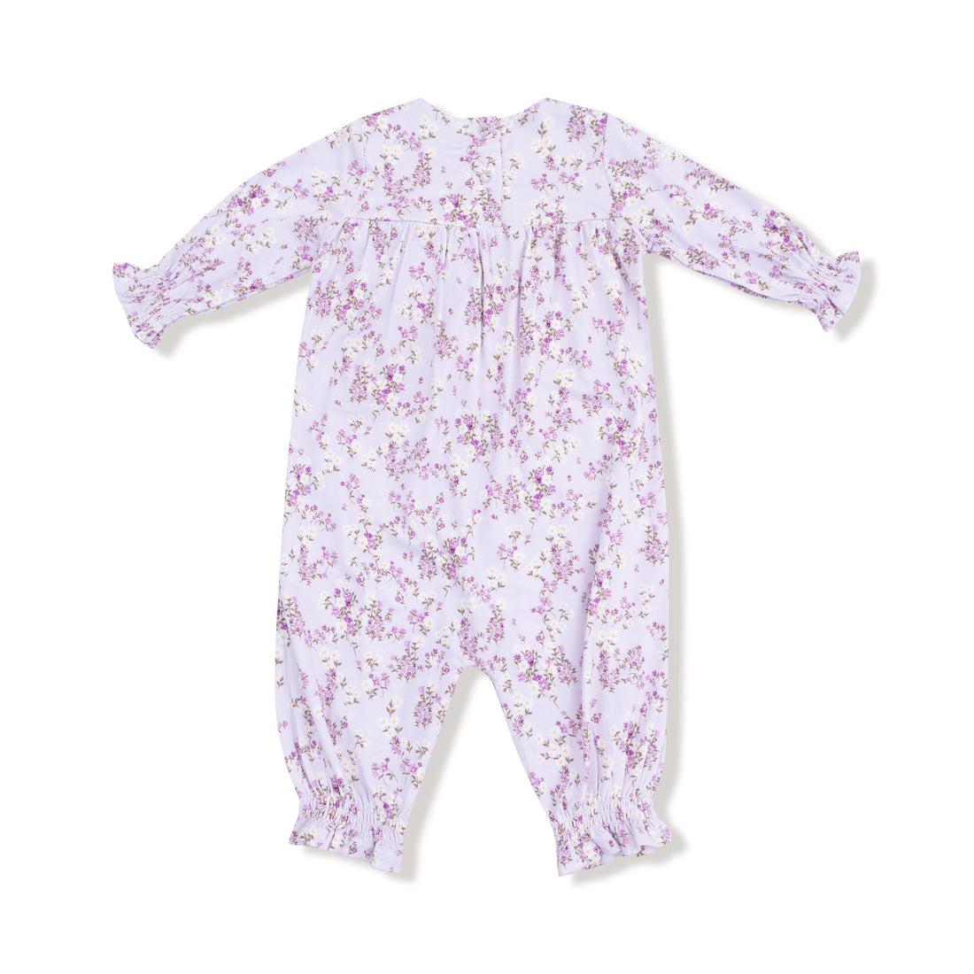 Smocked Long Sleeve Romper | Sweet Dreams Floral
