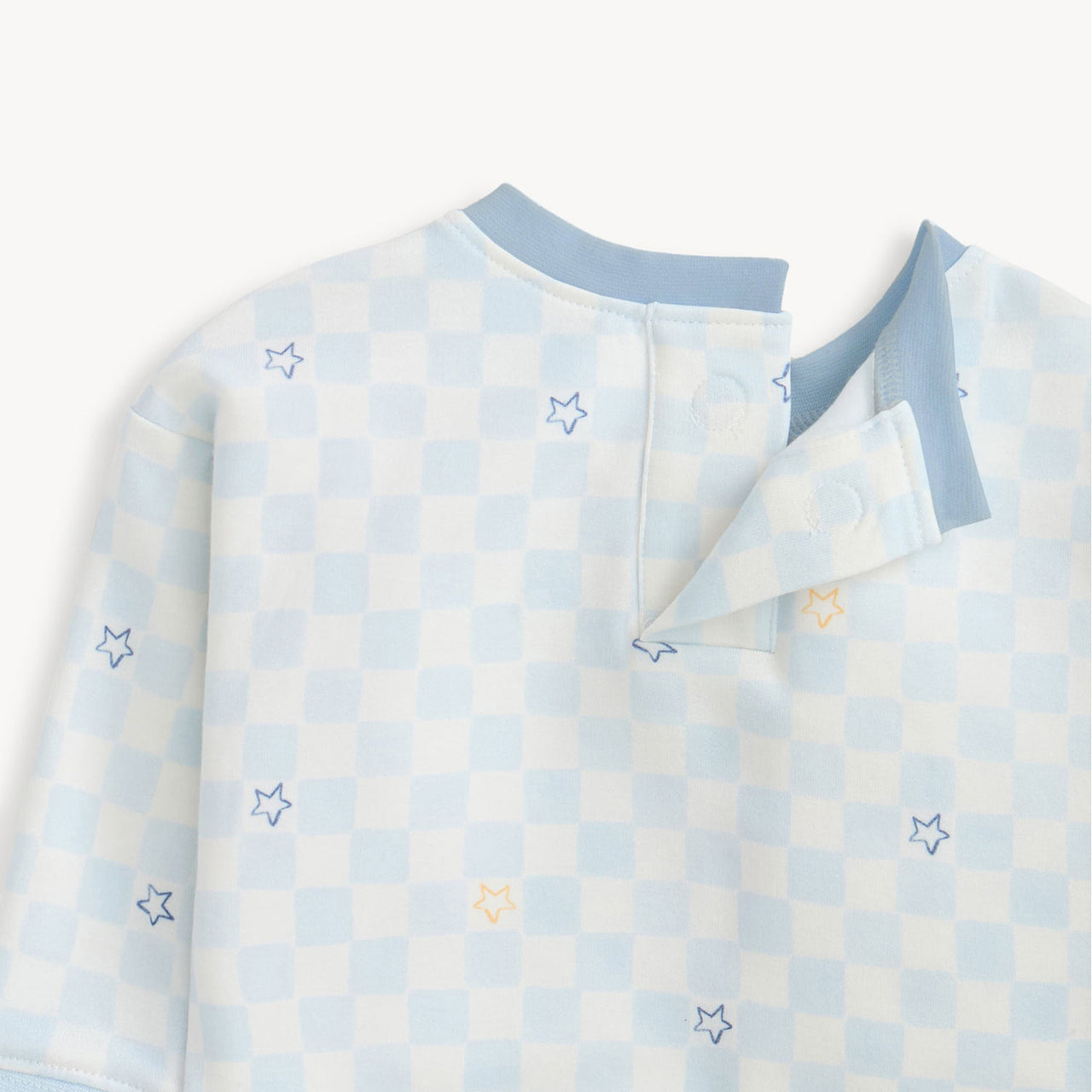 Magnetic Me Brushed Fleece Sweatsuit | Grey Checkerboard