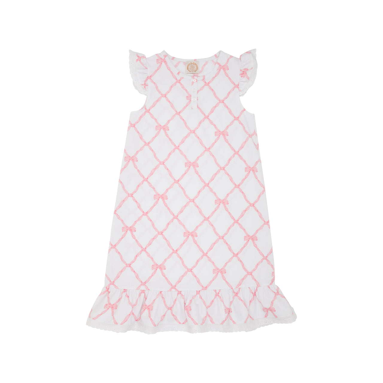 Marnie Morning Gown | Belle Meade Bow with White Eyelet