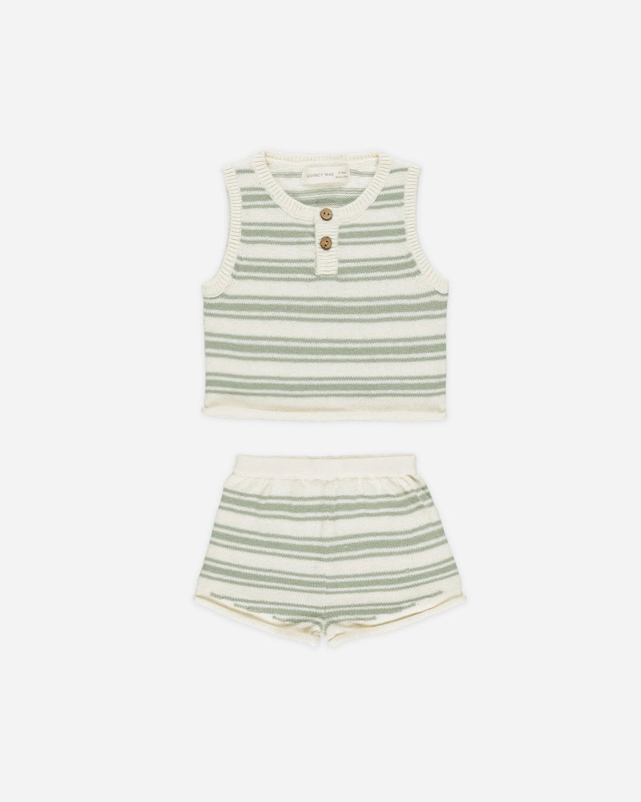 Taylor Knit Set | Sage Knit Stripe