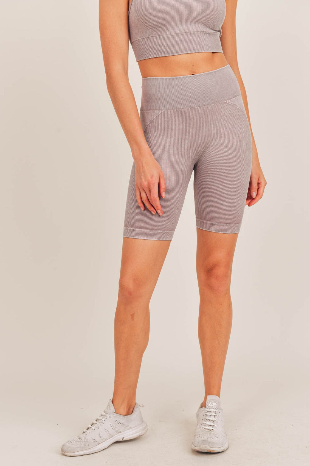 Biker-Length Leggings | Iris