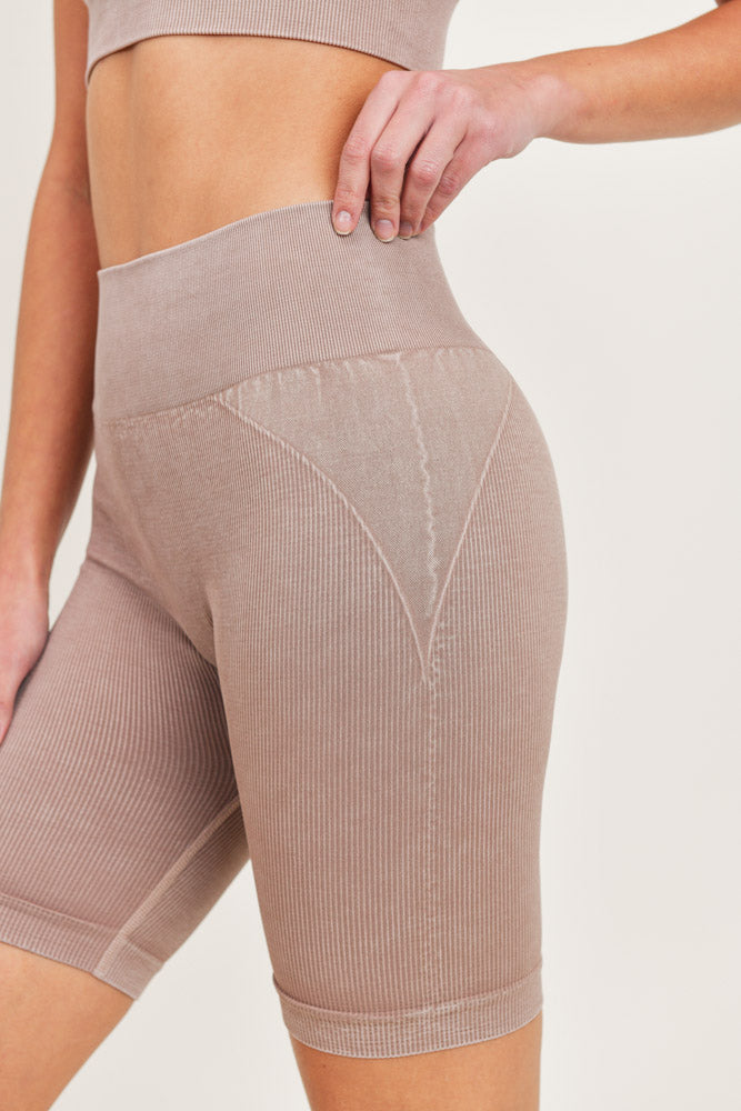 Biker-Length Leggings | Iris