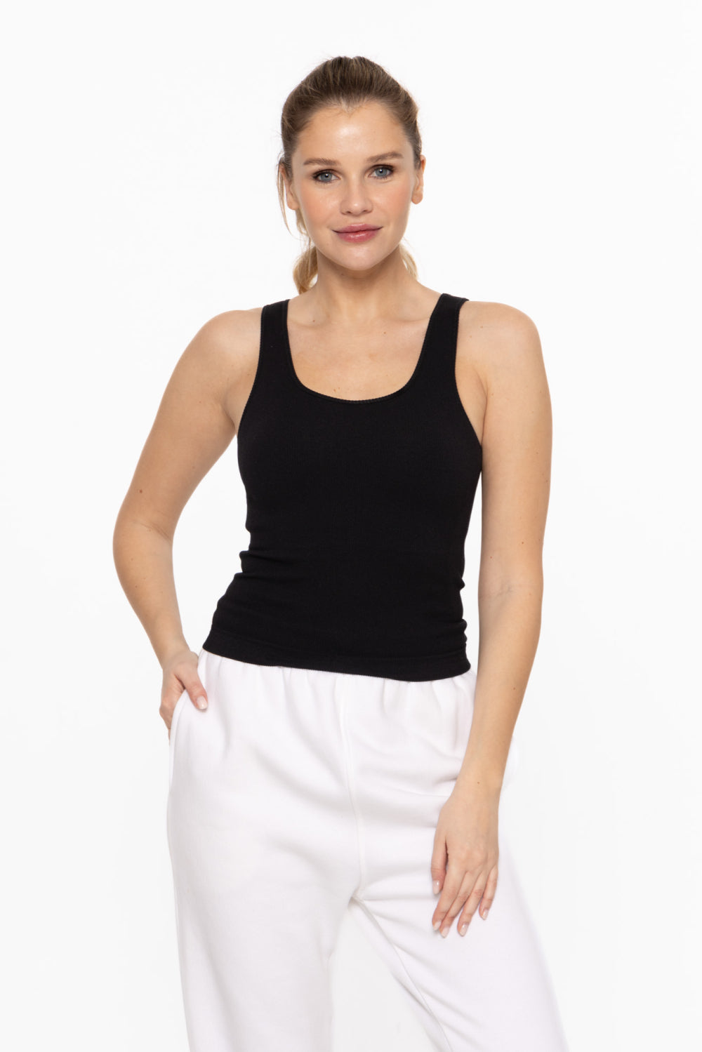 Classic Seamless Ribbed Tank Top
