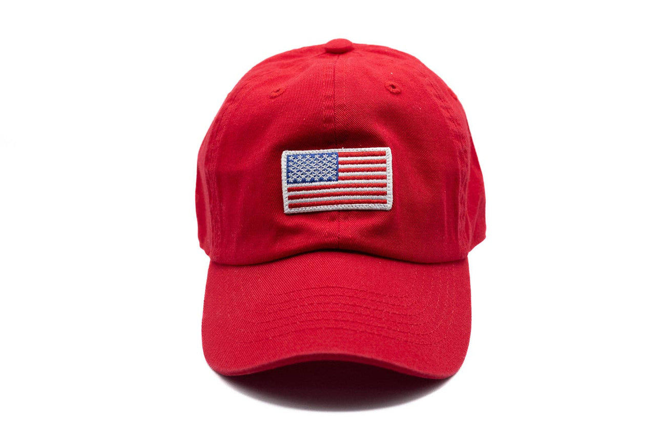 4th of July Red Flag Baseball Hat