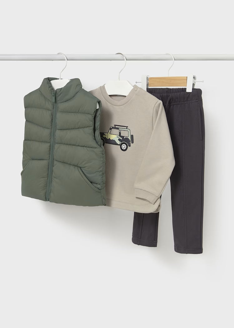 Baby Boy 3-Piece Vest Set | Jeep