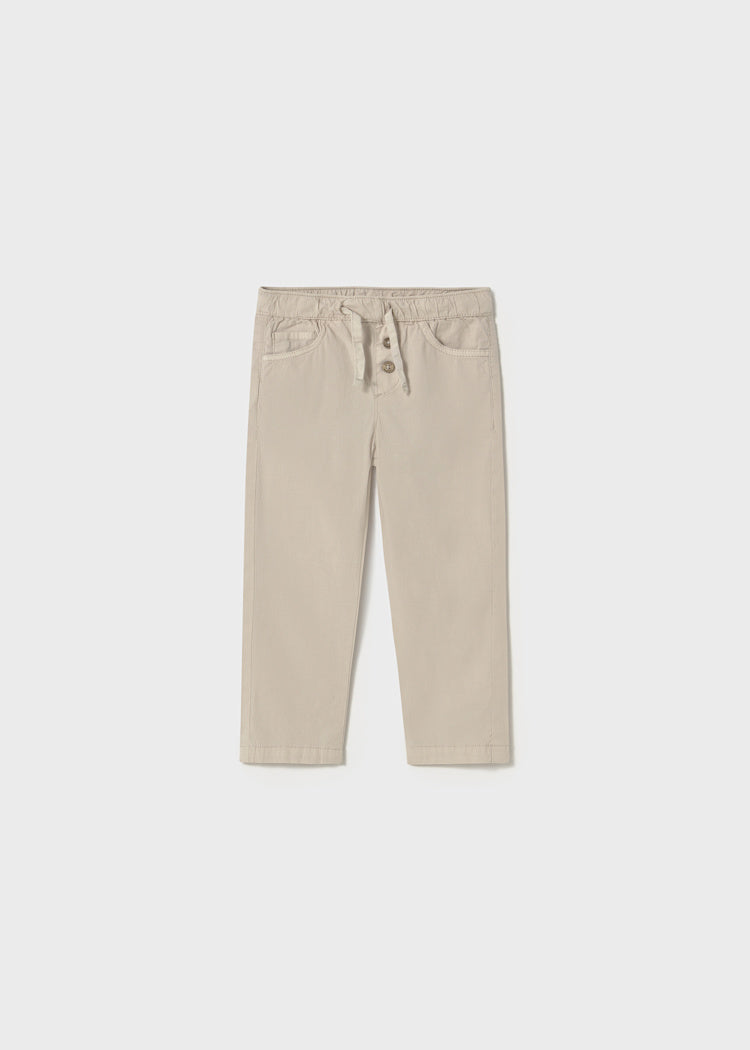 Baby Straight Leg Pants | Beige