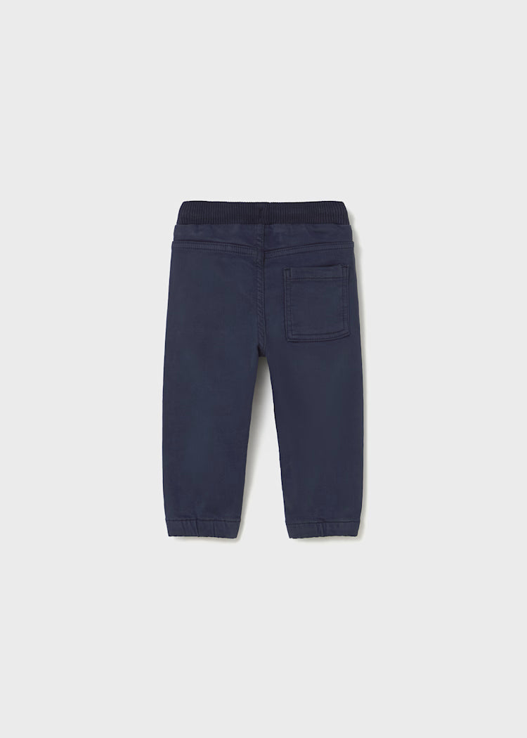 Baby Twill Joggers | Navy
