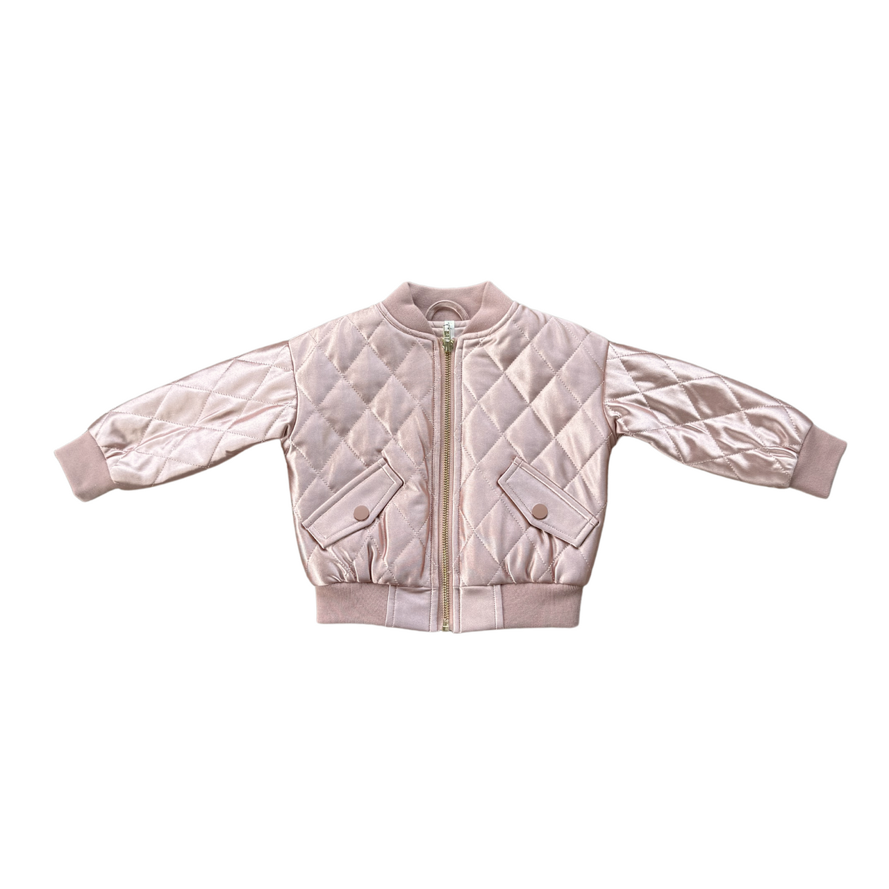 Girl's Bomber Jacket | Misty Rose