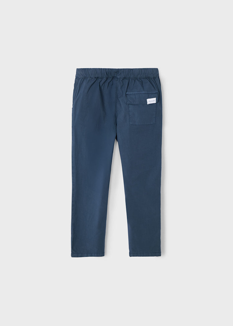 Boy Chino Pants with Drawstring Waist
