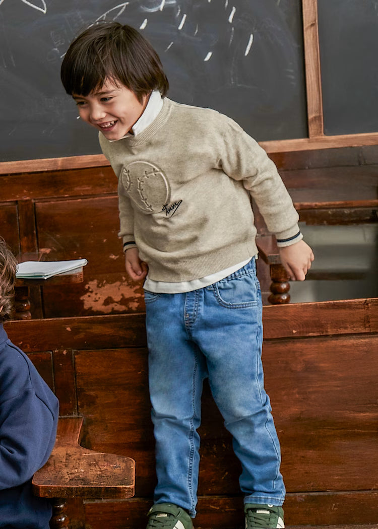 Boy Jogger Jeans with Drawstring Waist