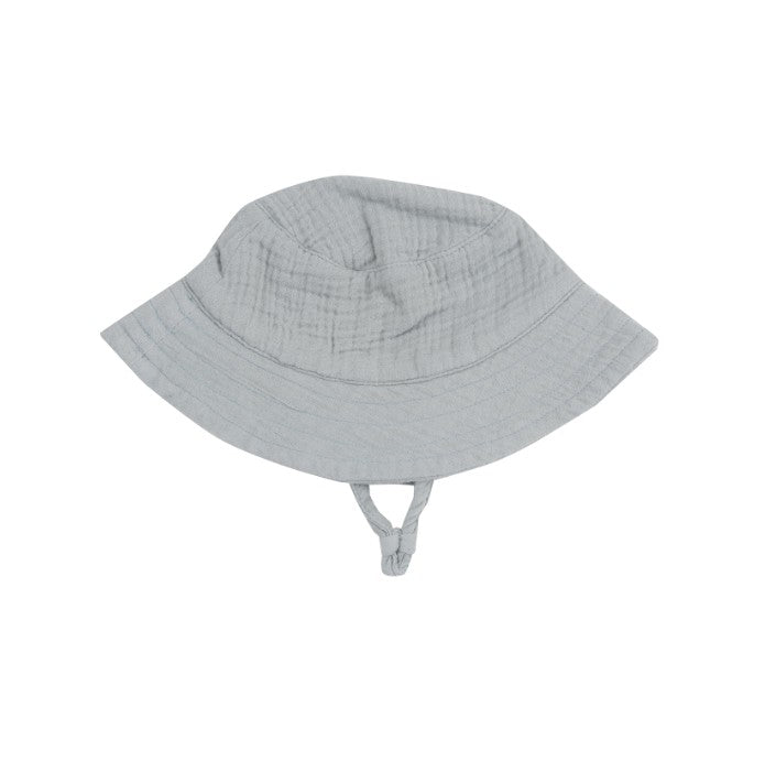 Solid Muslin Bucket Hat | Slate Gray