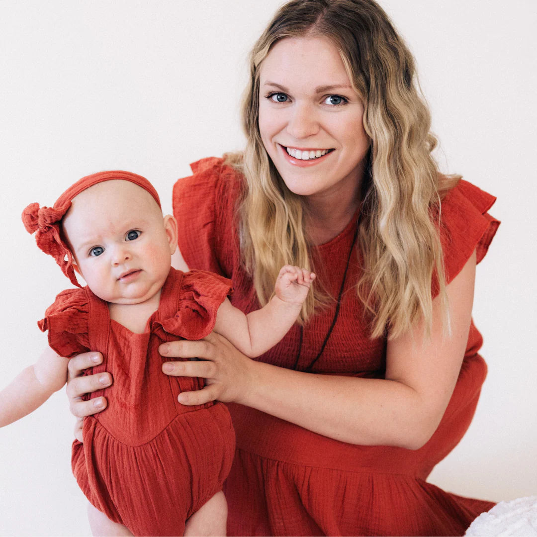 Copper Mommy & Me Dress | Infant