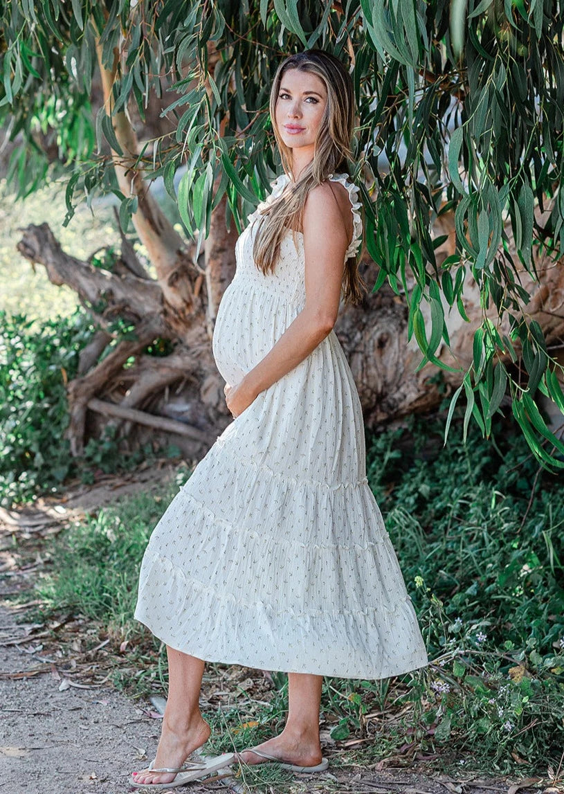 princess polly baby blue dress Maternity Boho Dresses – PinkBlush main image 0