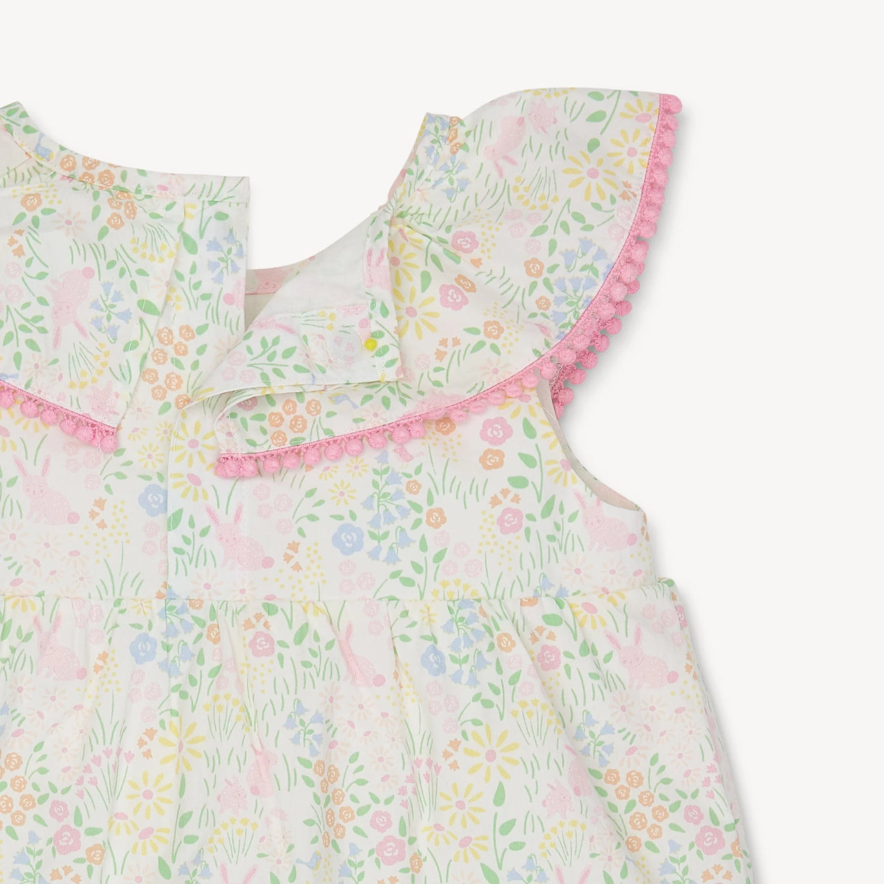 Hoppy Garden Cotton Poplin Magnetic Sleeveless Dress