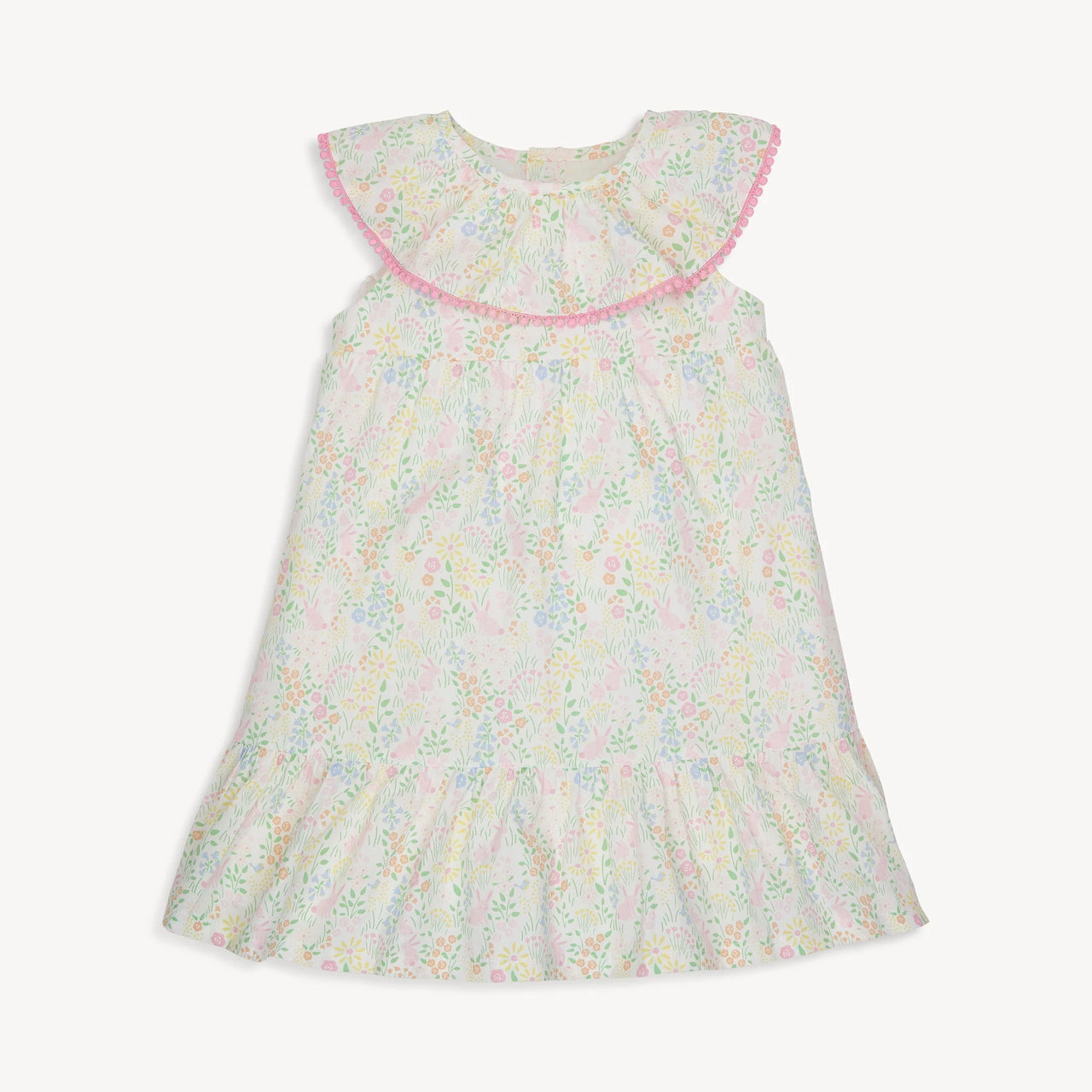 Hoppy Garden Cotton Poplin Magnetic Sleeveless Dress