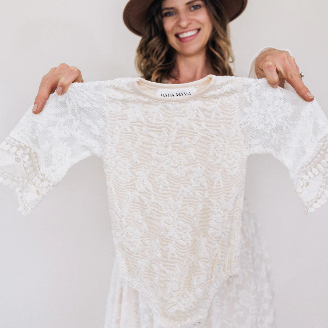 Ivory Lace Mommy & Me Dress | Infant