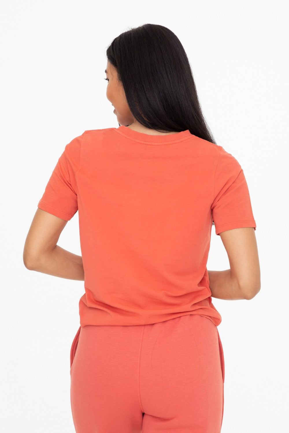 Classic Boxy Fit Tee || Winter Coral