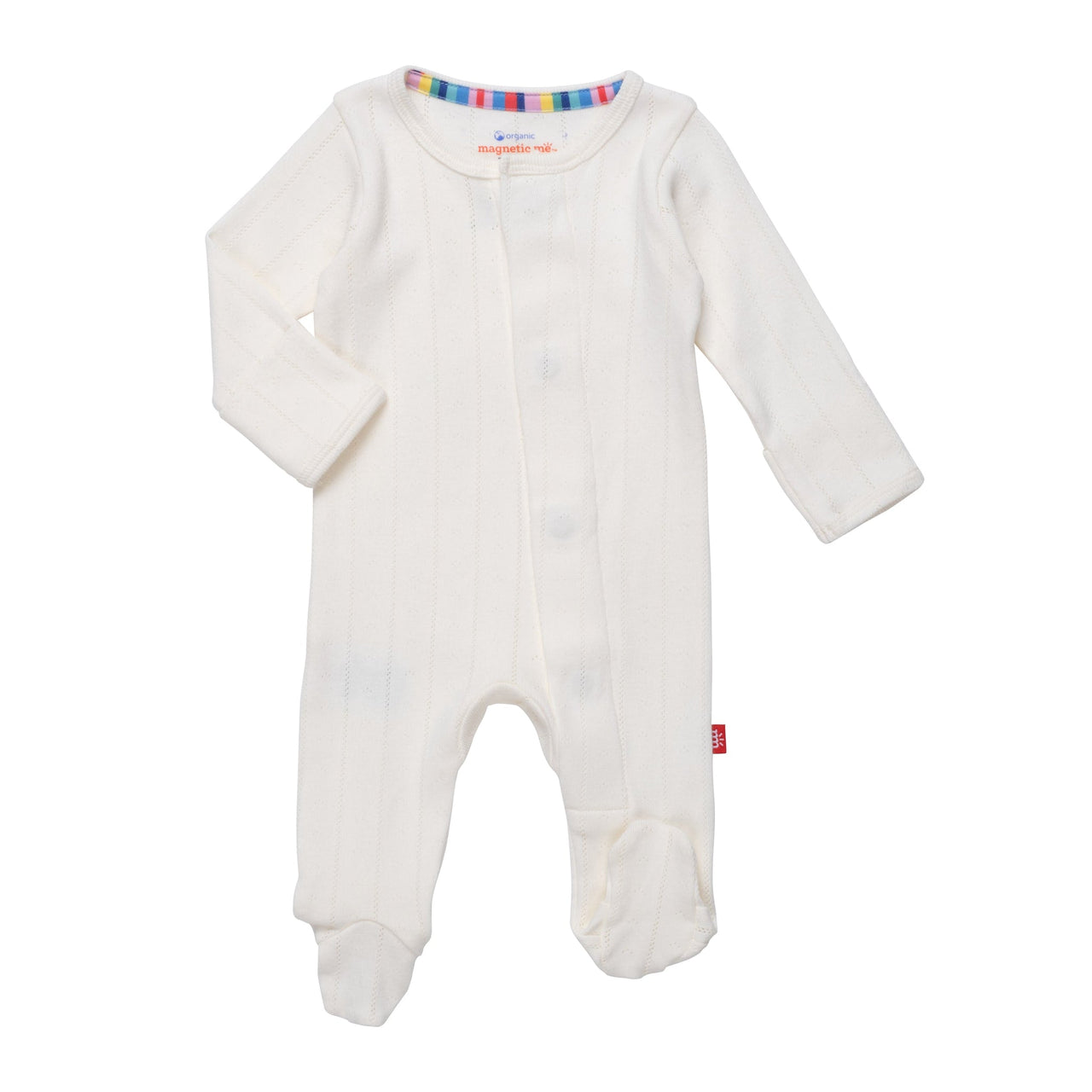 Organic Cotton Magnetic Footie | Love Lines Tofu