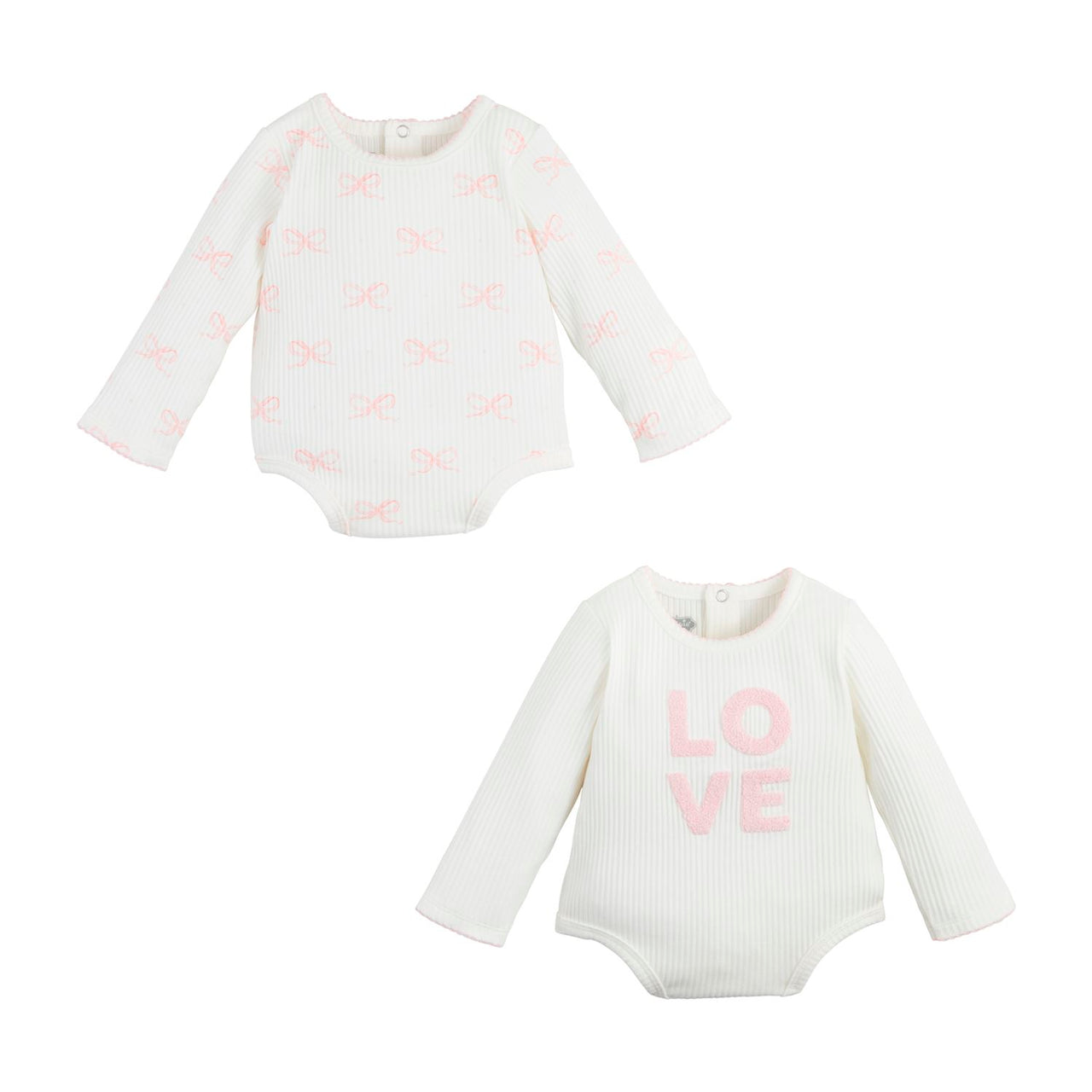 Cotton Ribbed Baby Girl Bodysuit