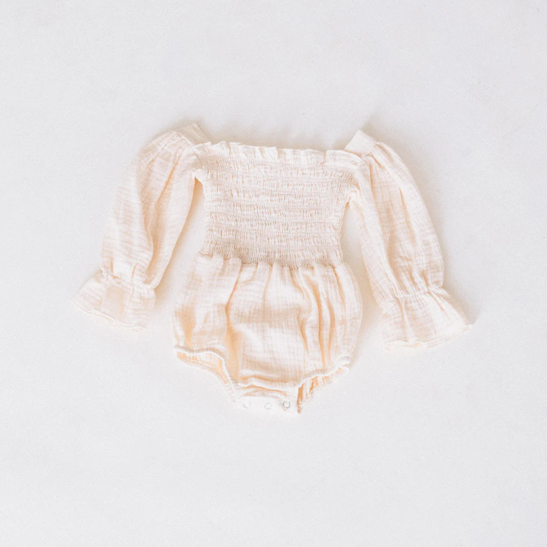 Muslin Puffed Sleeve Mommy & Me Dress | Infant