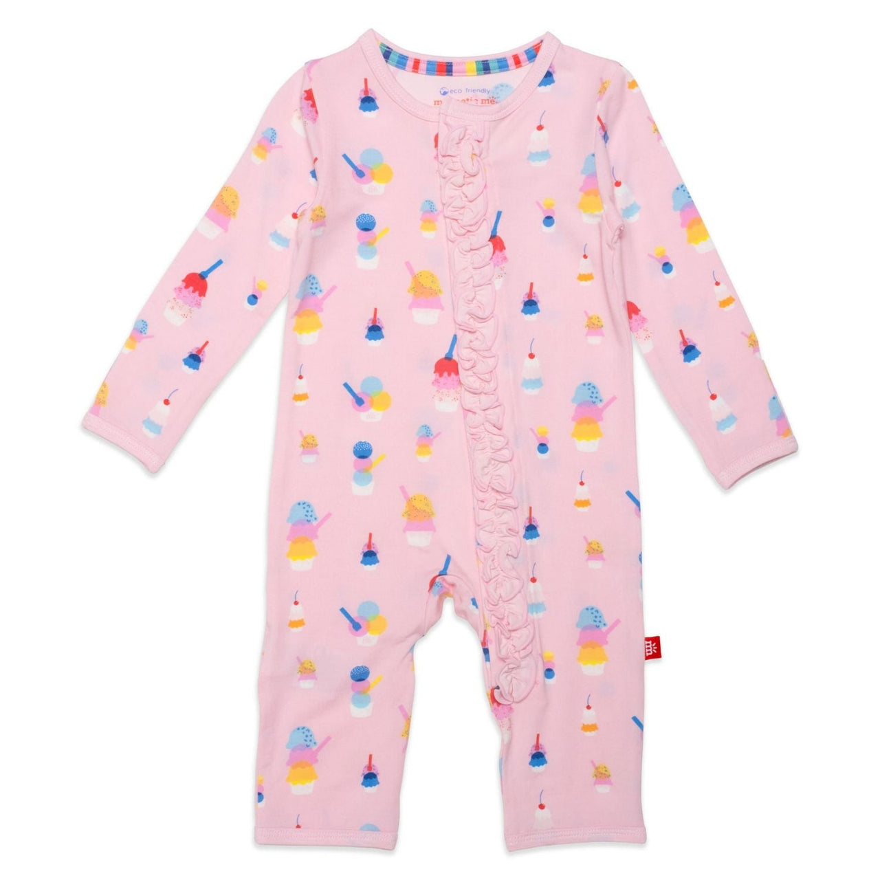 Pink Sundae Funday Magnetic Coverall