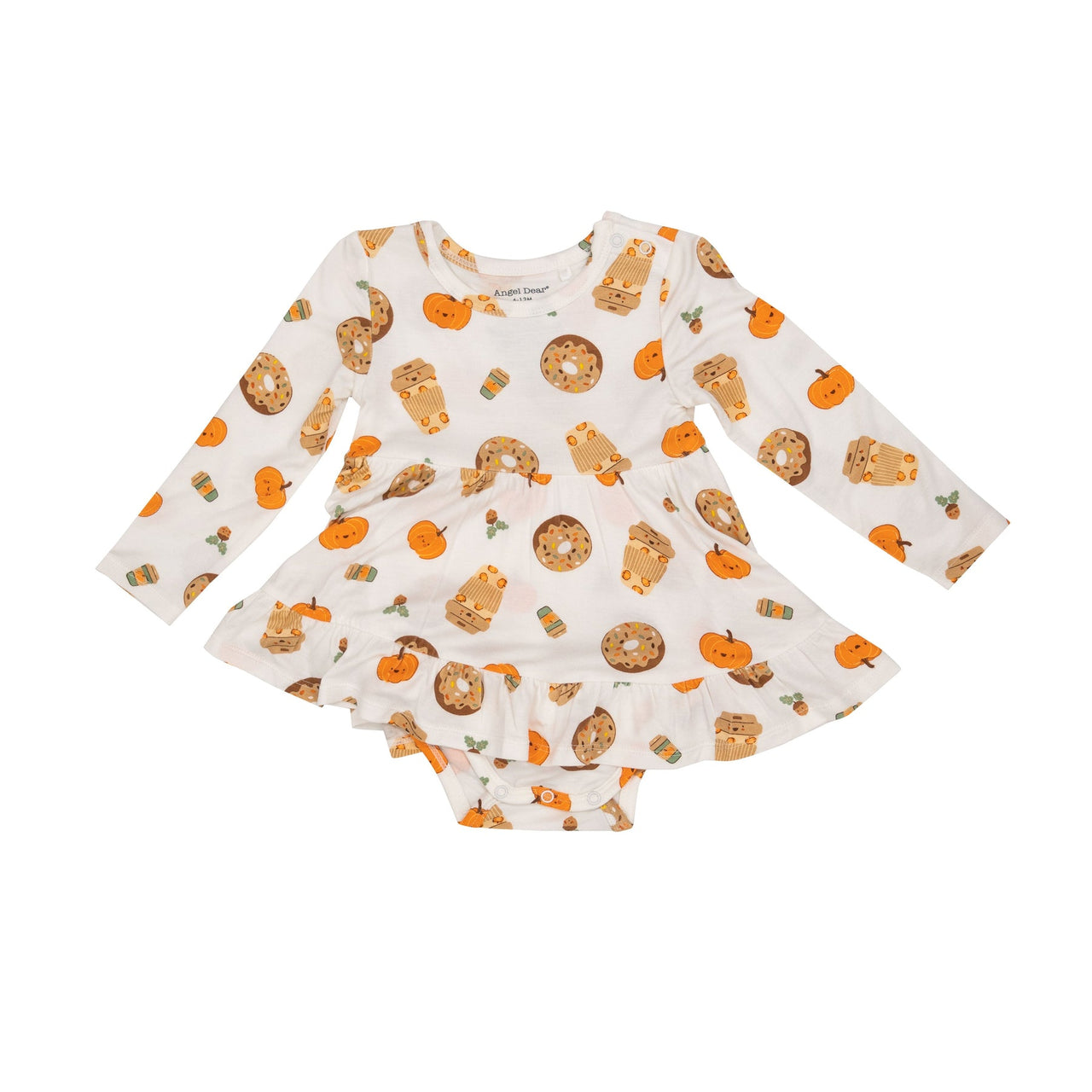 Pumpkin Spice Latte | Twirly Bodysuit Dress