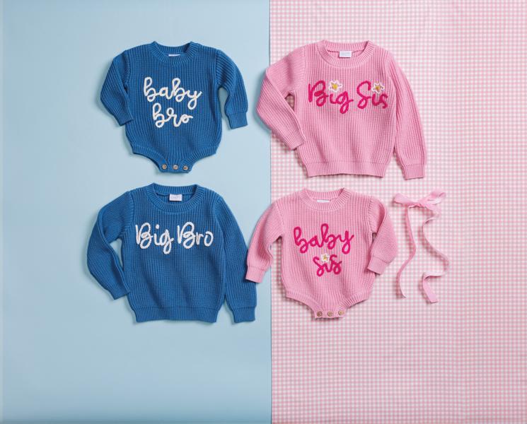 Baby Sis Sweater Bubble | Pink