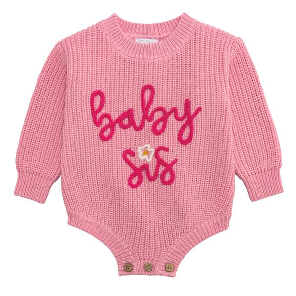 Baby Sis Sweater Bubble | Pink