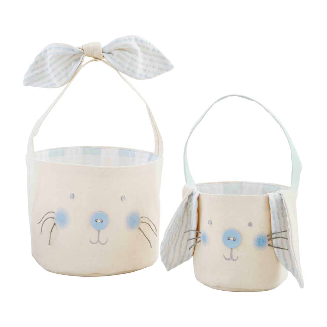 Easter Bunny Canvas Basket Set