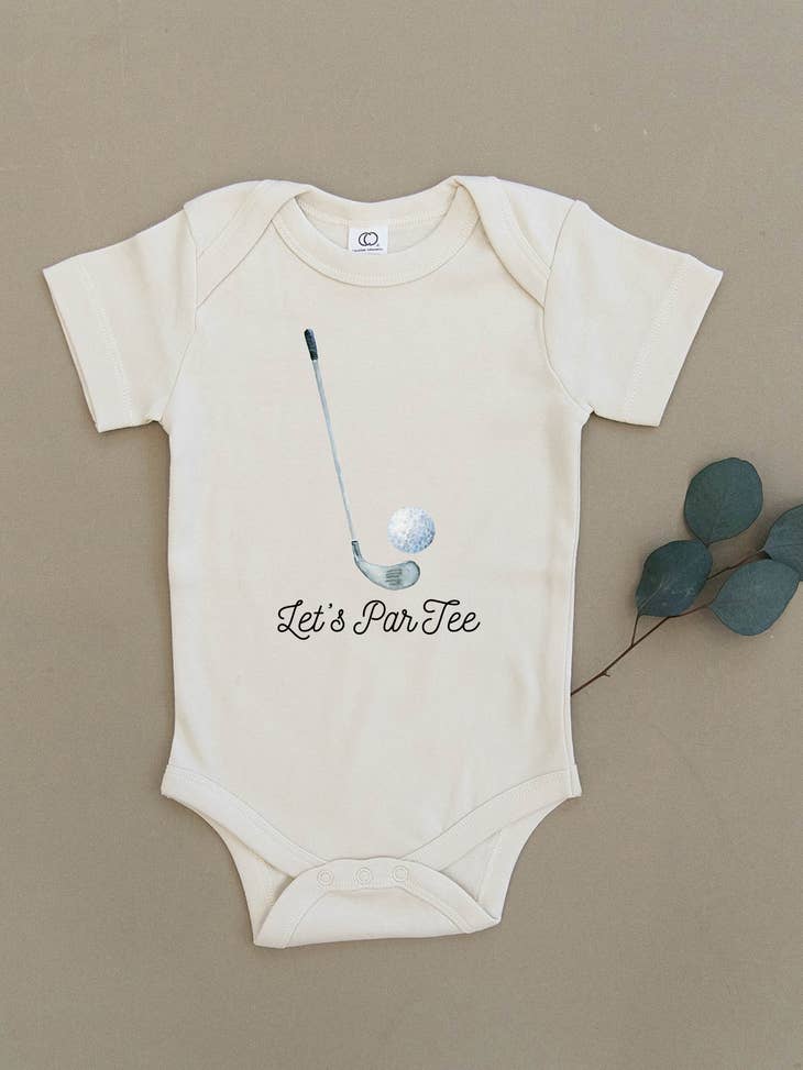 Let's ParTee Golf Organic Onesie