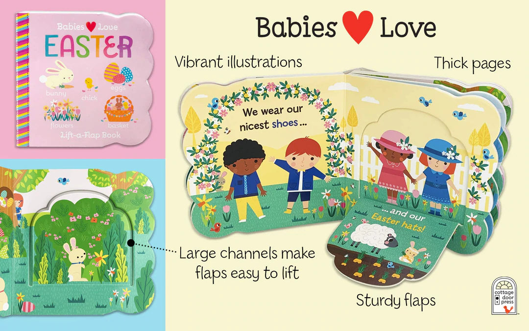 Babies Love Easter- Lift-a-Flap Book