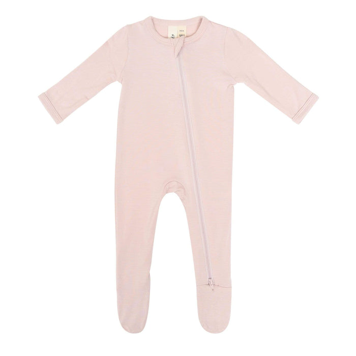 Zippered Footie | Blush