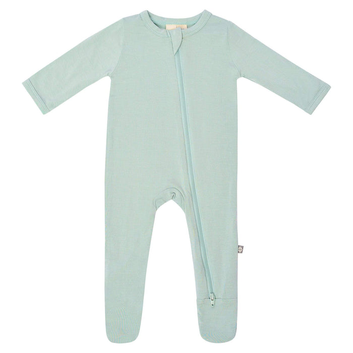 Zippered Footie | Sage