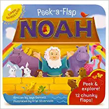 Peek-a-Flap Noah-Children's Board Book
