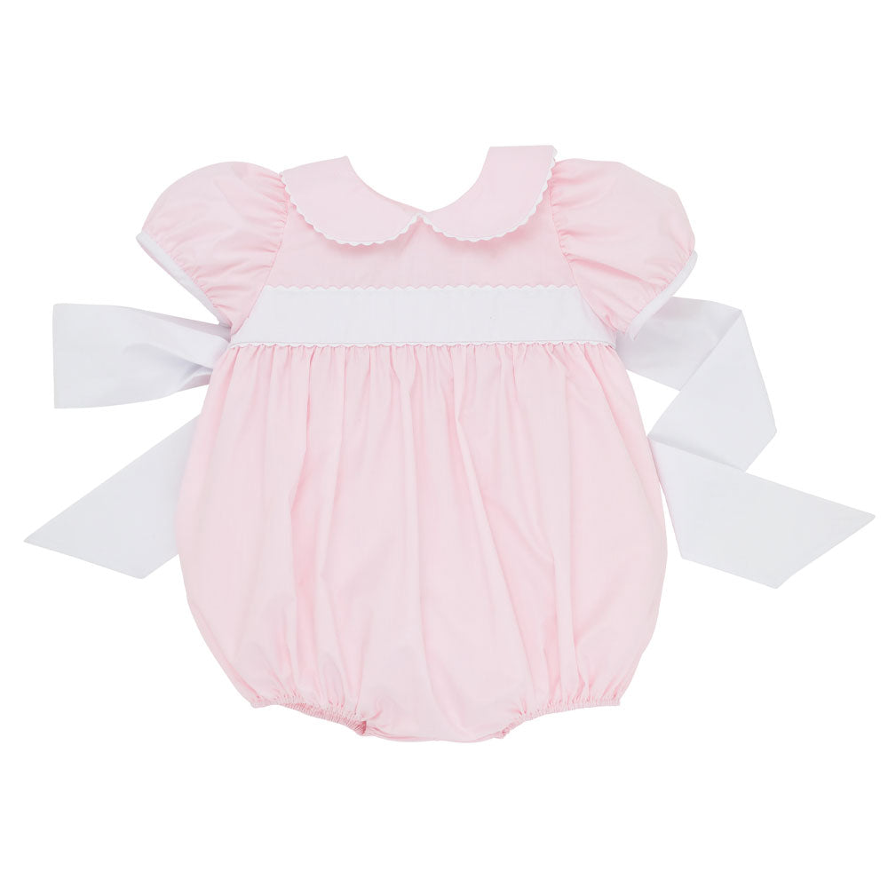 Cindy Lou Sash Bubble | Palm Beach Pink With Worth Avenue White