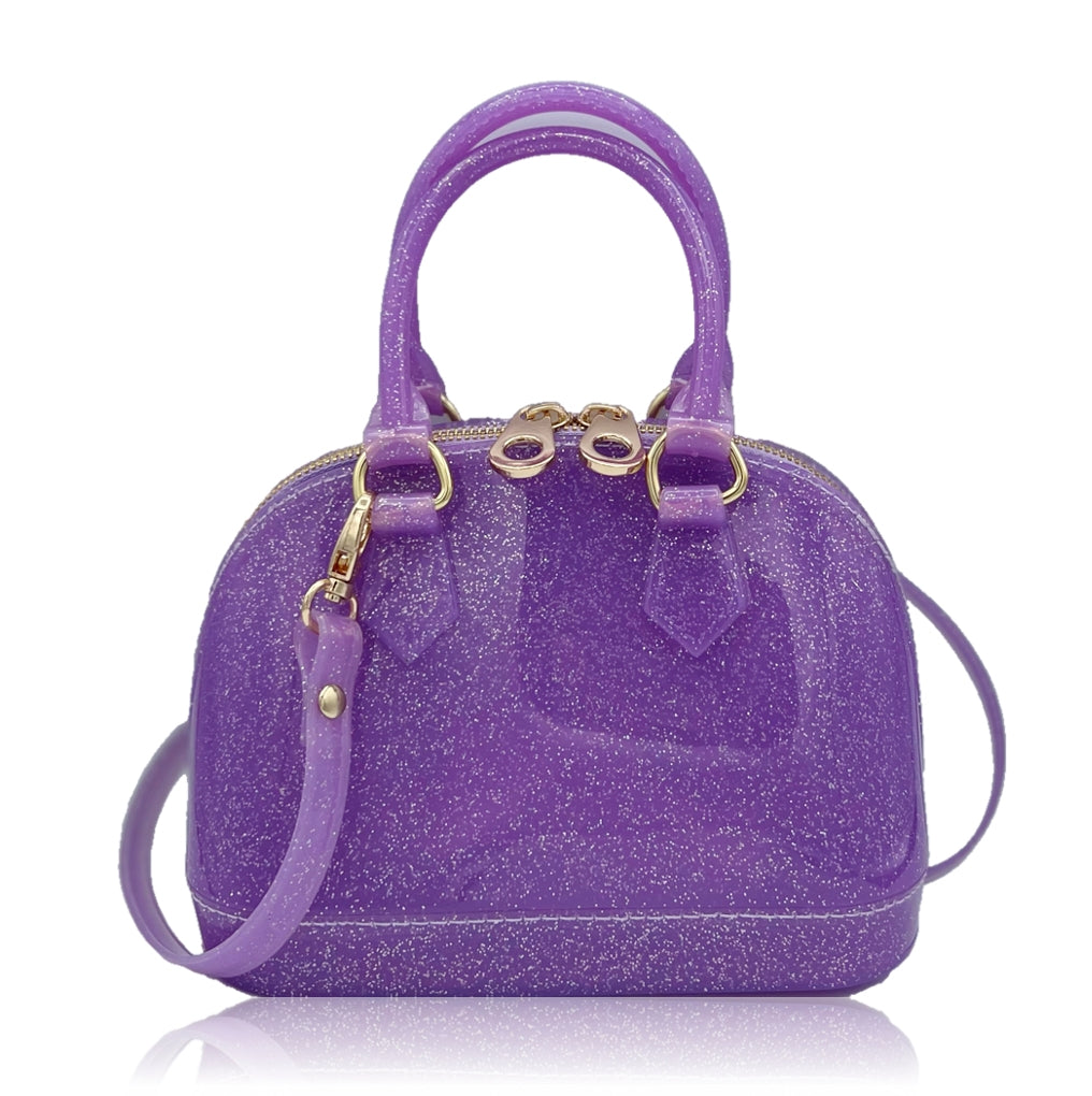 Cate Jelly Bag | Purple Sparkle