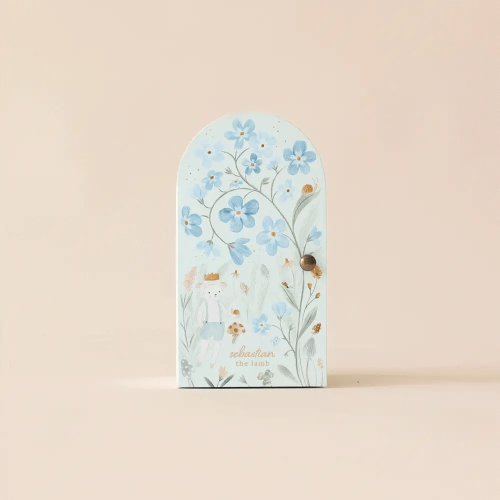 Tiny Sebastian the lamb