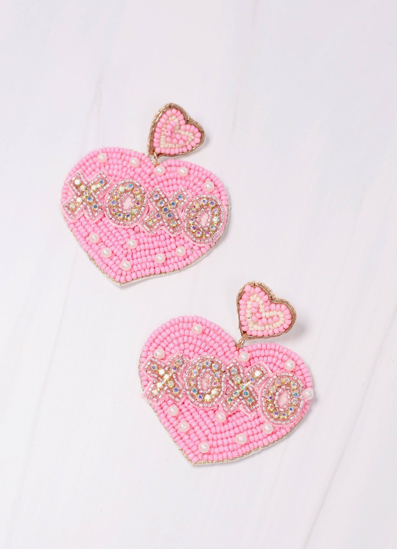 XOXO Embellished Heart Earring