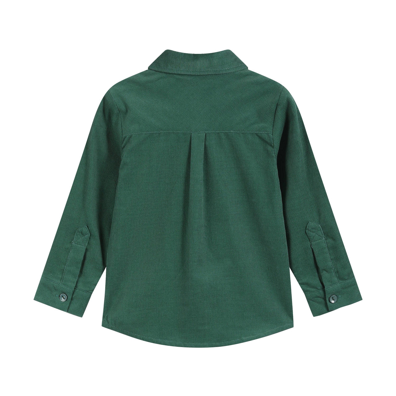 Green Corduroy Santa Dress Shirt