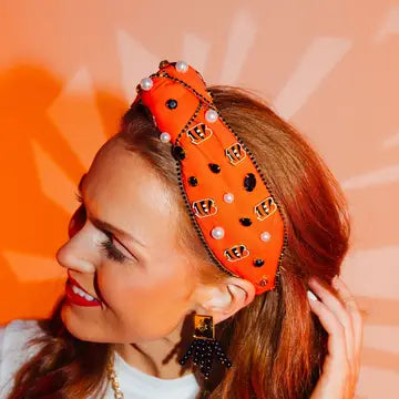 Cincinnati Bengals Orange Logo Headband