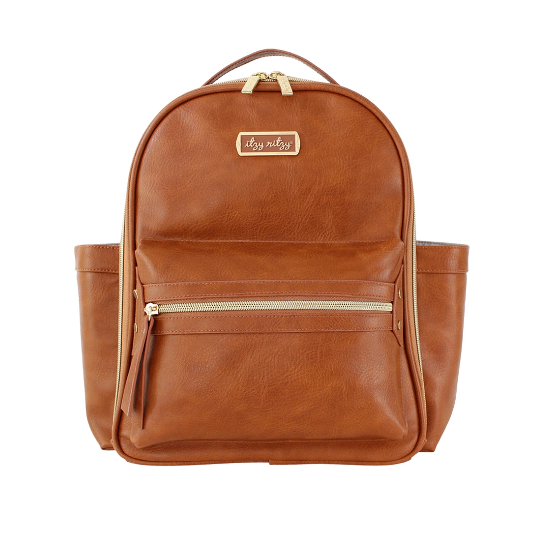 Cognac Itzy Mini Daiper Bag Backpack
