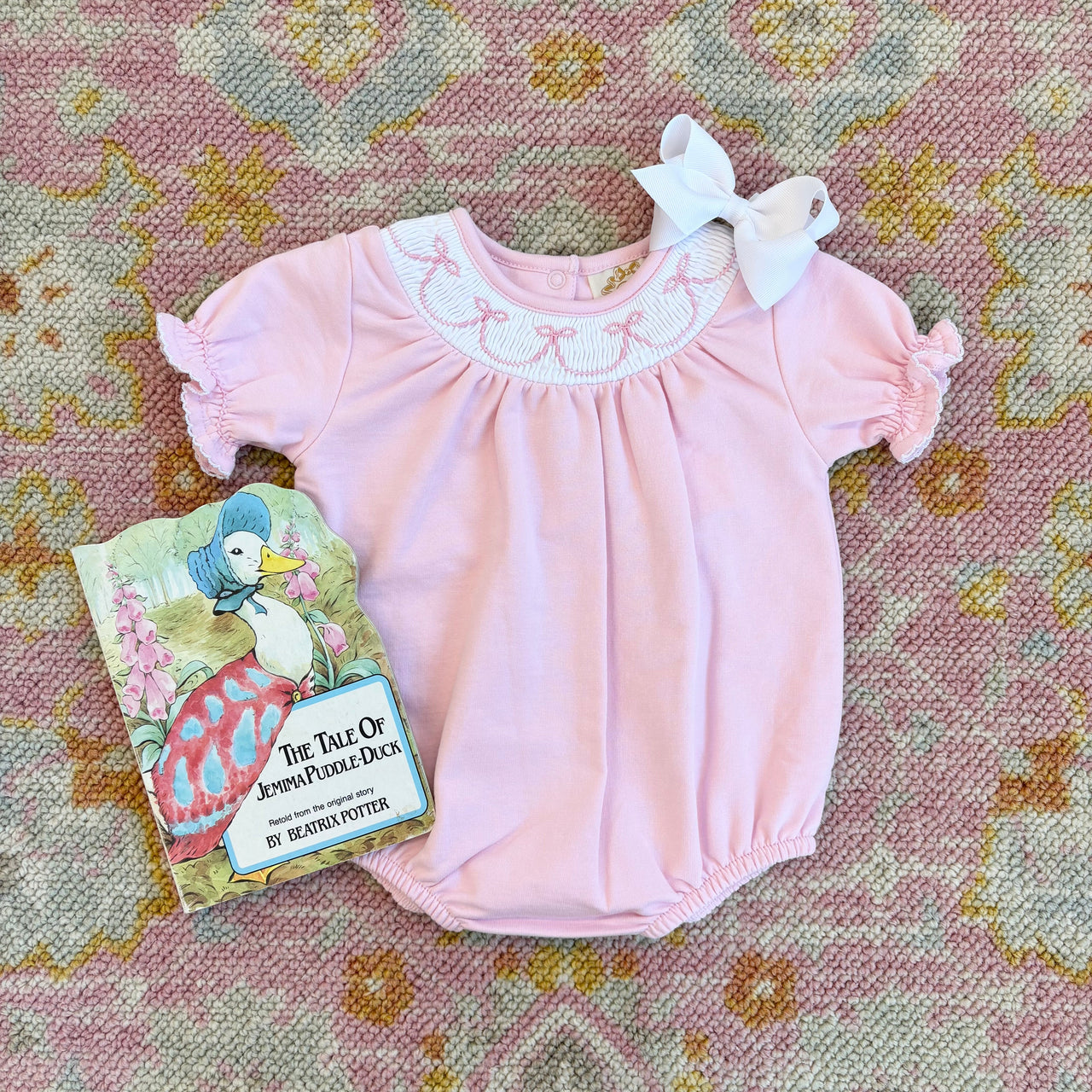 Short Sleeve Bridget Bubble | Palm Beach Pink with Hamptons Hot Pink **FINAL SALE**