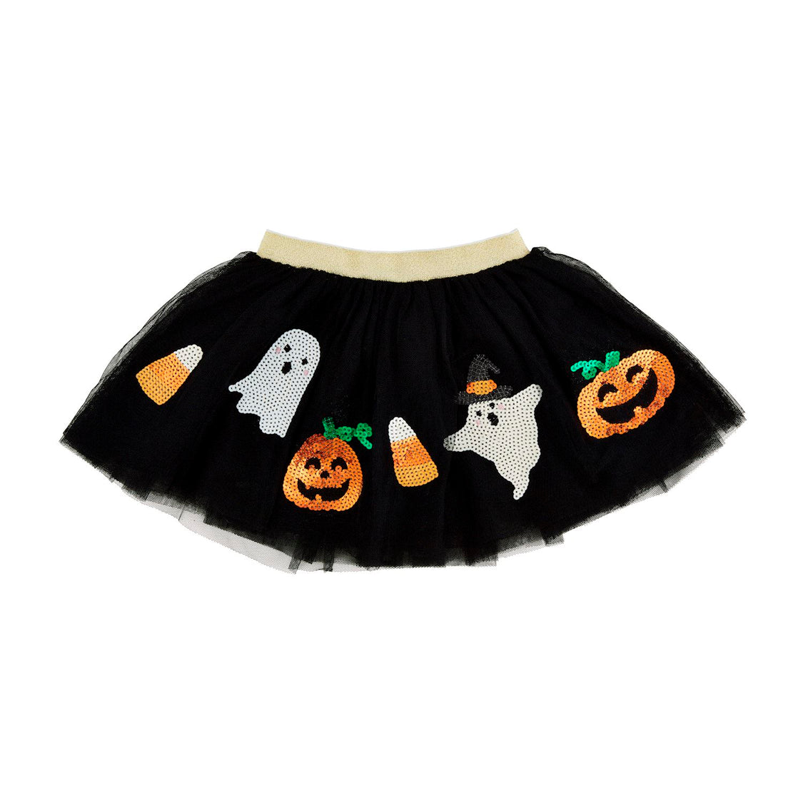 Black Sequin Halloween Tutu