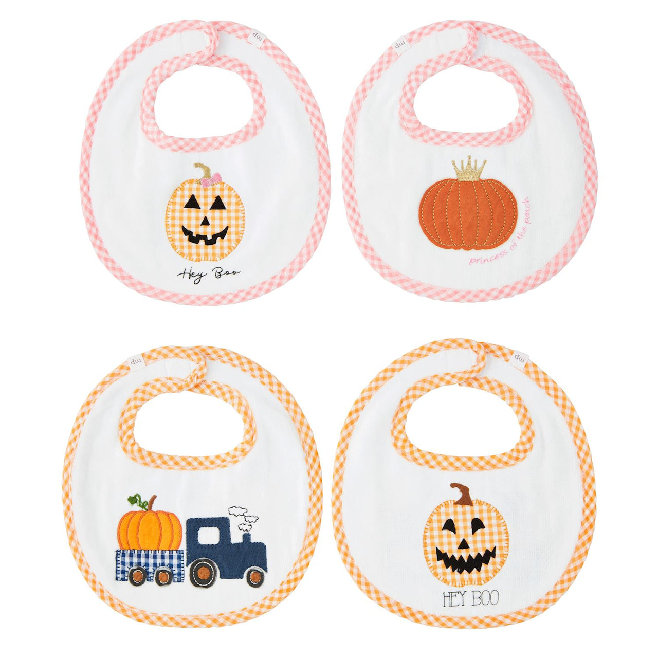 Pumpkin Reversible Bib