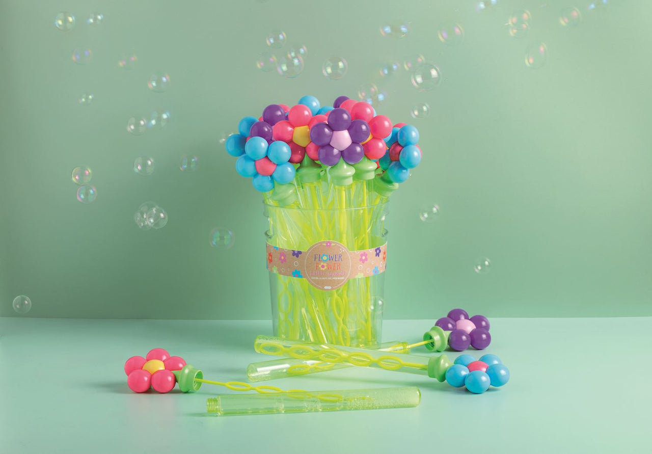 Flower Power Bubble Wands
