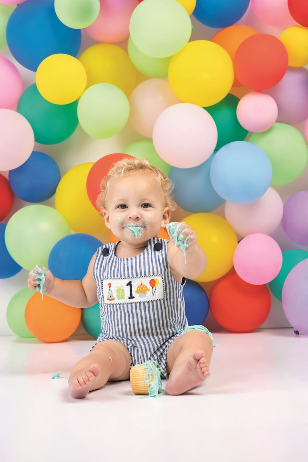 1st Birthday Smocked Jon Jon