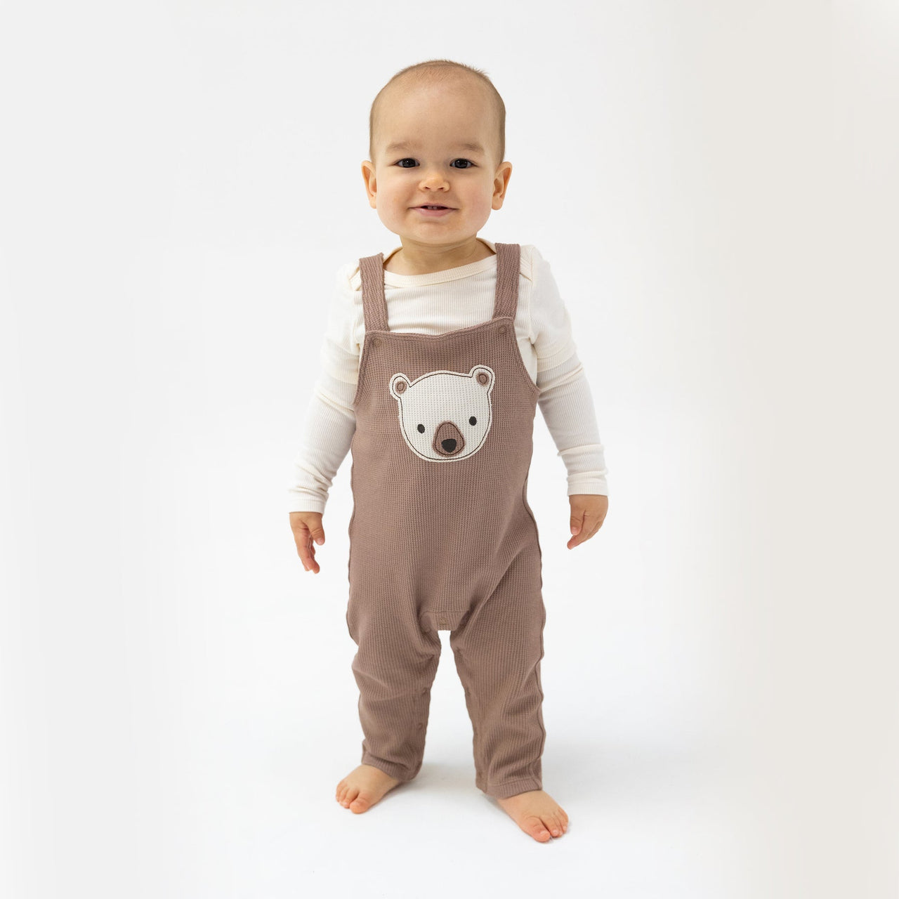 Baby Bear Applique Overalls